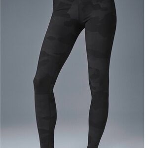 ALO XS Black Camouflage Women's Vapor Leggings